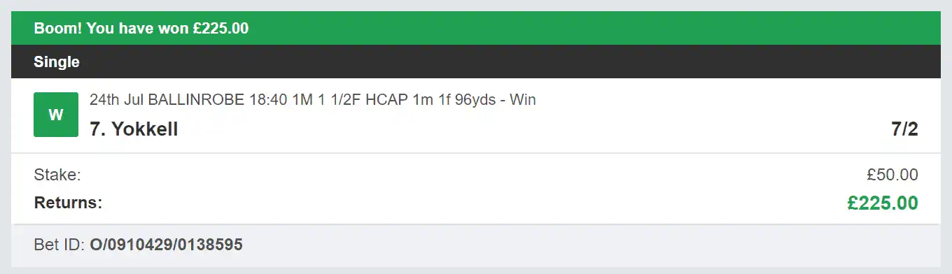 Rollback Tipster - Winner 1 - 2023-07-24