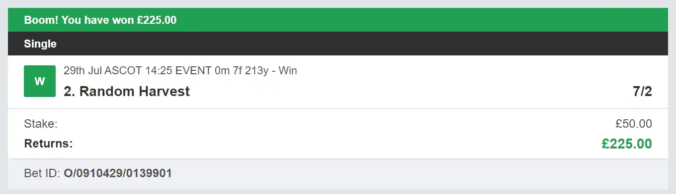 Rollback Tipster - Winner 1 - 2023-07-29