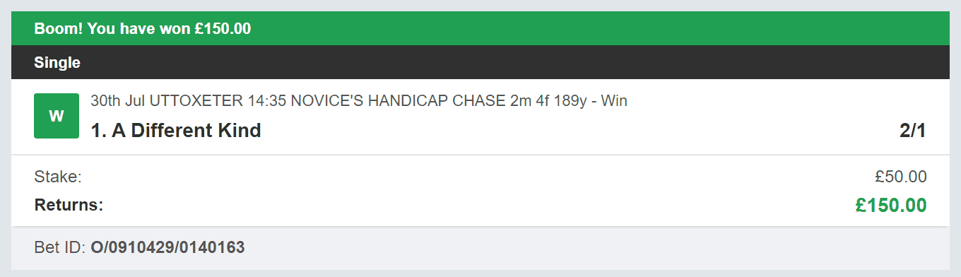 Rollback Tipster - Winner 1 - 2023-07-30