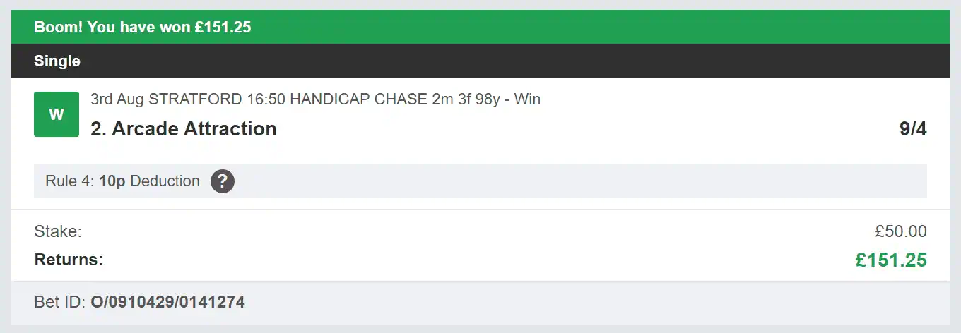 Rollback Tipster - Winner 1 - 2023-08-03