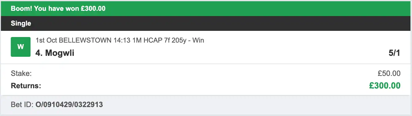Rollback Tipster - Winner 1 - 2025-10-01