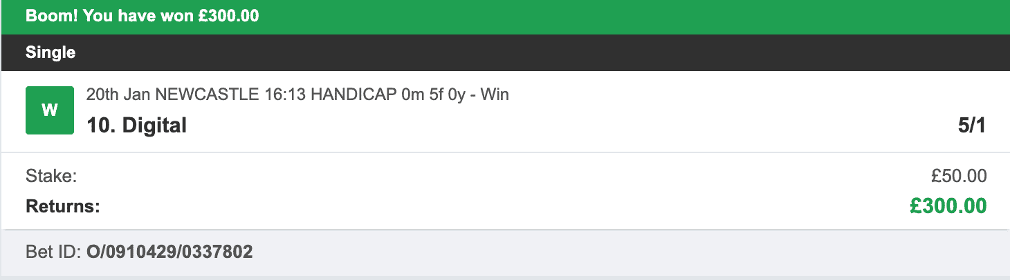 Rollback Tipster - Winner 1 - 2025-10-12