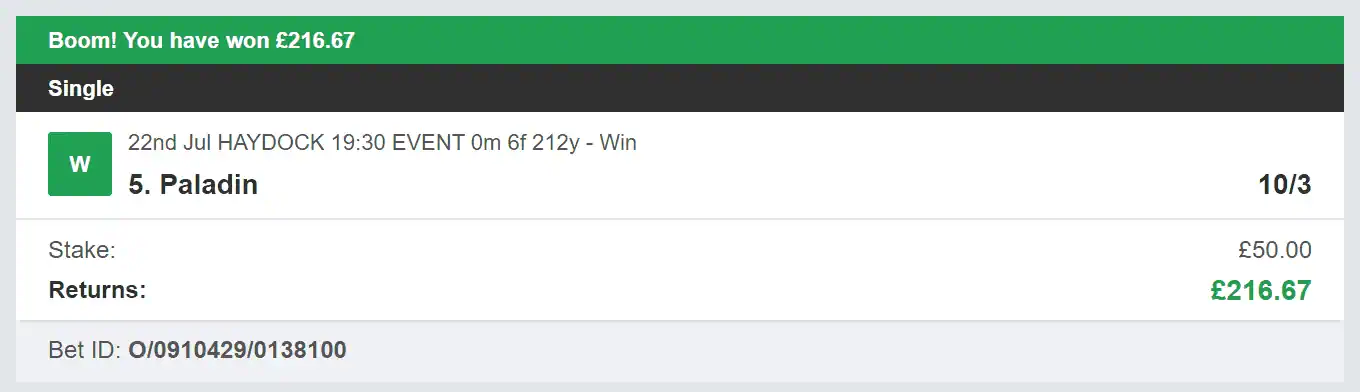 Rollback Tipster - Winner 4 - 2023-07-22